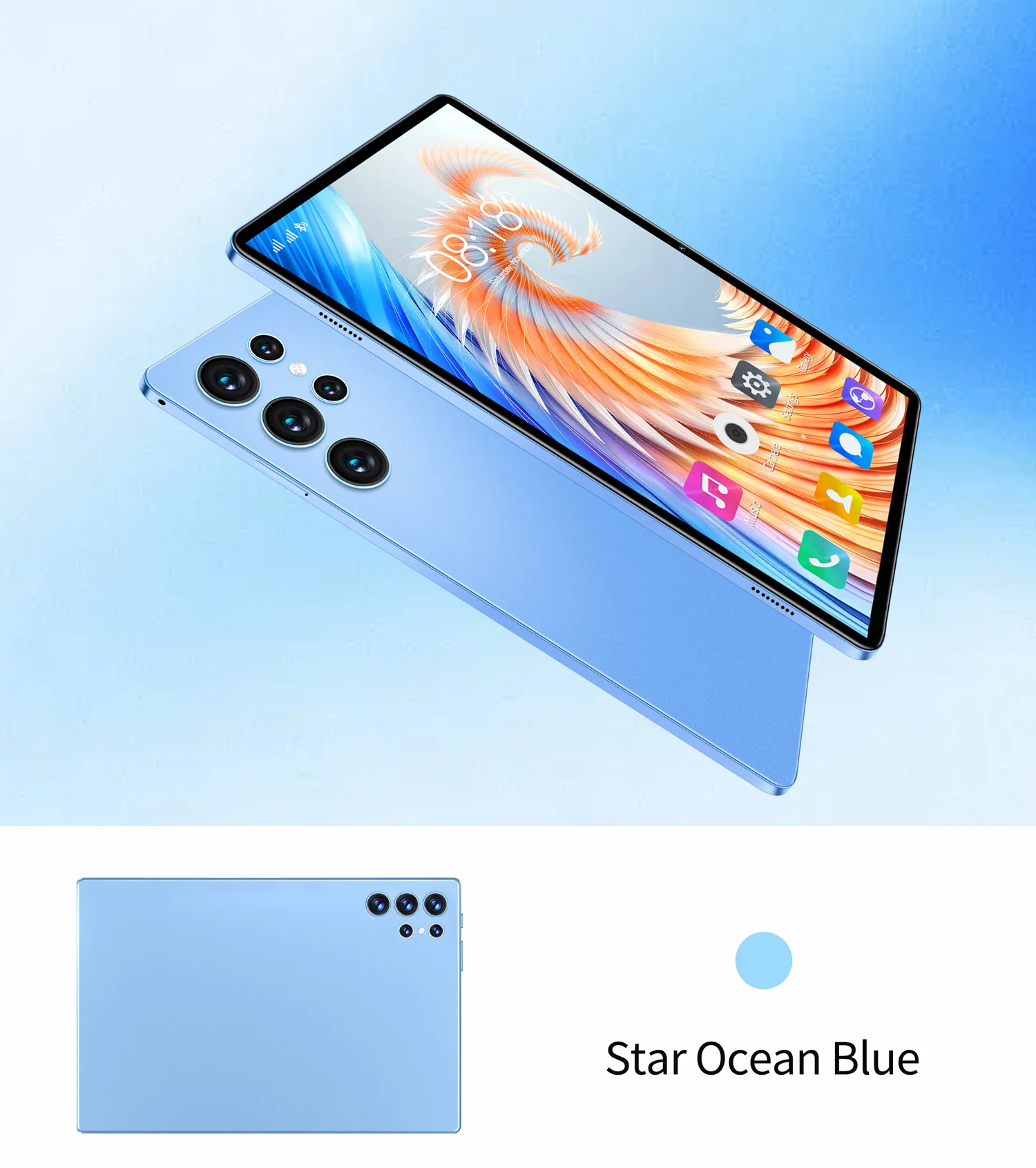 2026 New 10.1 Inch Octa Core Android Tablets 6GB RAM 128GB ROM 4G Dual SIM Network AI Speed-up Tablet Bluetooth WiFi 6000mAh