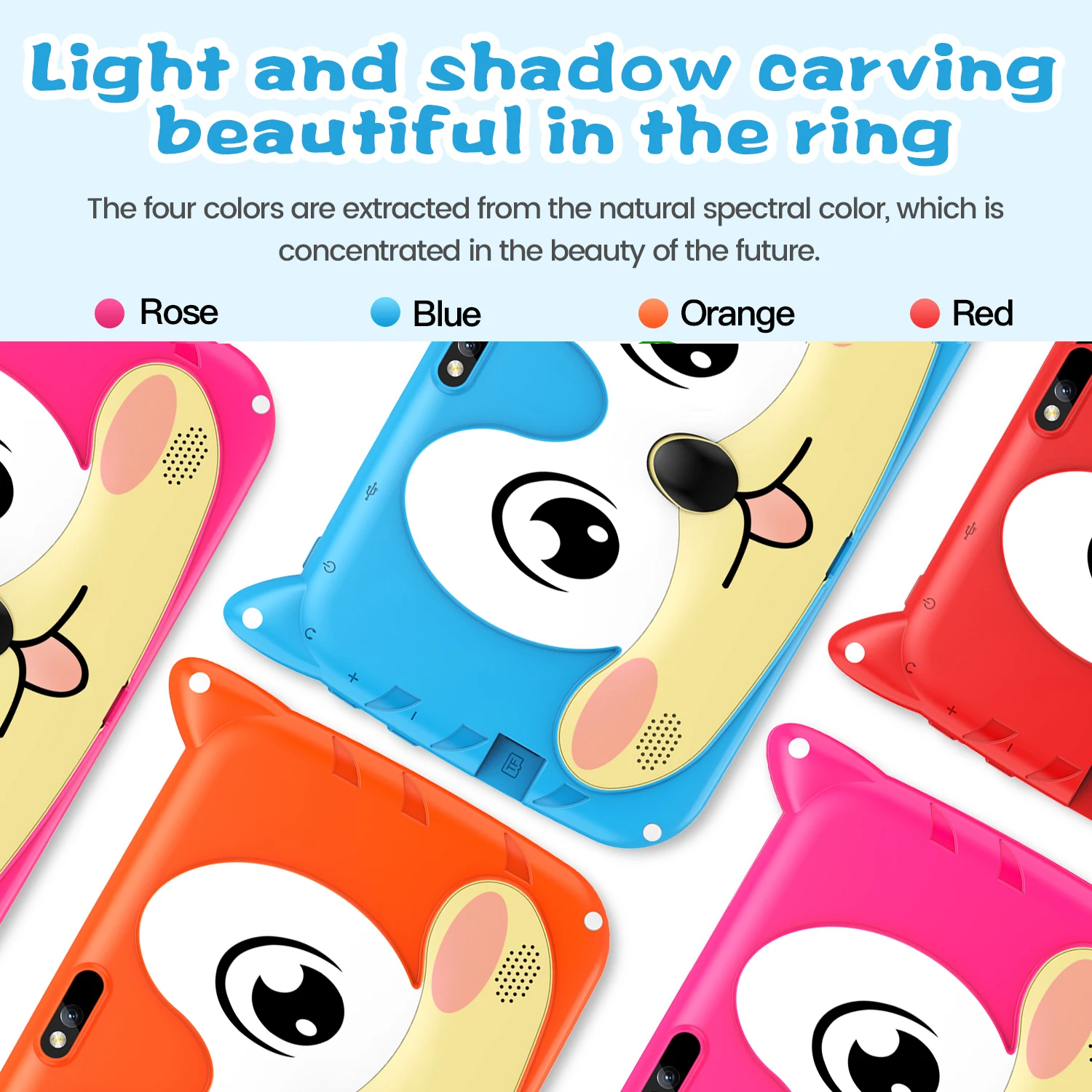 New 7 Inch 5G WiFi Kids Tablets For Study Education Android 13 Quad Core Google Play Children's Gift Tablet PC 4GB RAM 64GB ROM