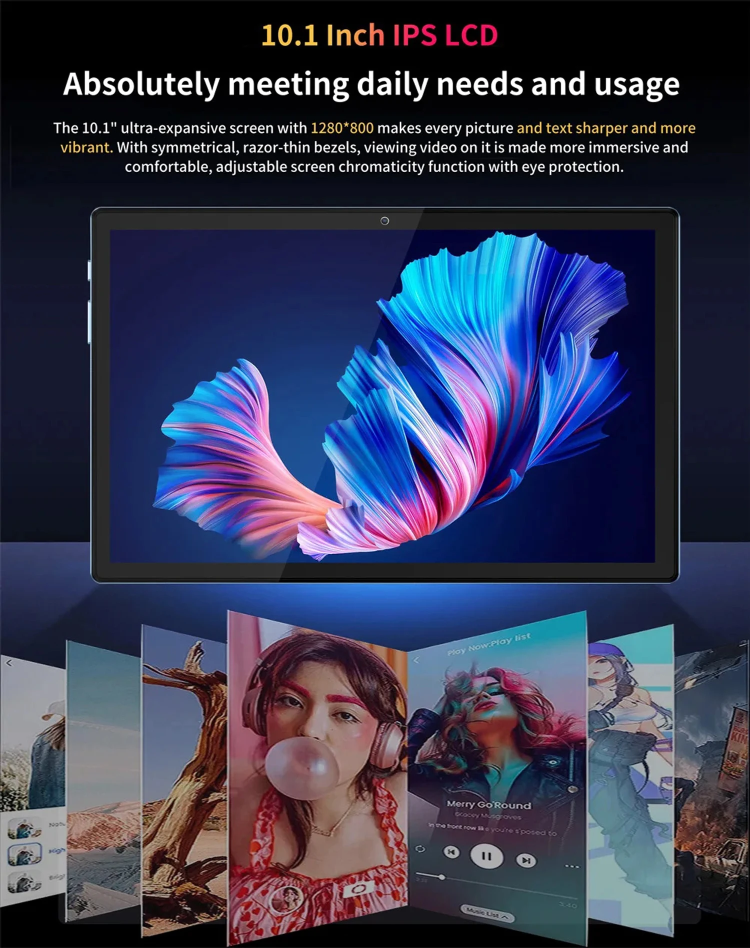 Global Version BDF G10 Android13 Tablet 10.1 Inch 8GB/128GB Tablets Octa Core 3G 4G Lte WiFi Bluetooth