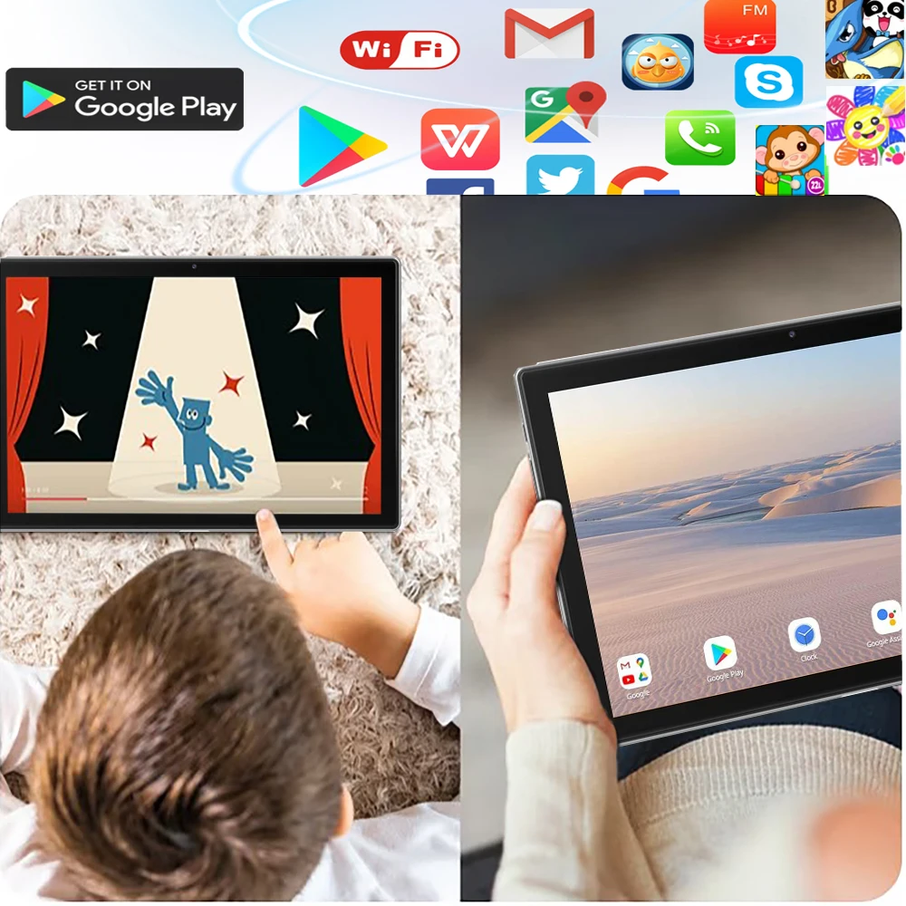 Global Version BDF G10 Android13 Tablet 10.1 Inch 8GB/128GB Tablets Octa Core 3G 4G Lte WiFi Bluetooth