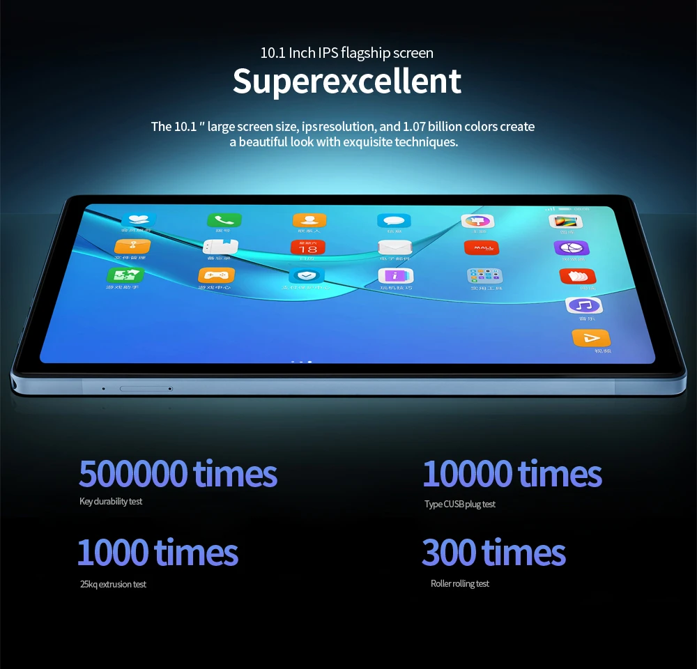 New 4G Pad 10.1 Inch Android Tablets Octa Core 8GB RAM 256GB ROM 4G LTE 5G WiFi Tablet Pc Double SIM Card HD Display