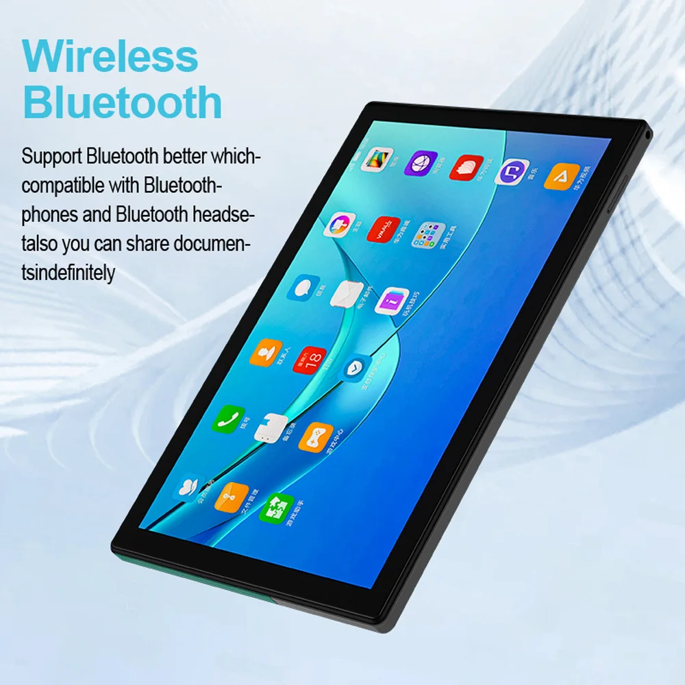 BDF Pad New 10.1 Inch Android Tablets Octa Core 8GB RAM 256GB ROM 4G LTE 5G WiFi Tablet Pc Double SIM Dual Cameras 8000mAh