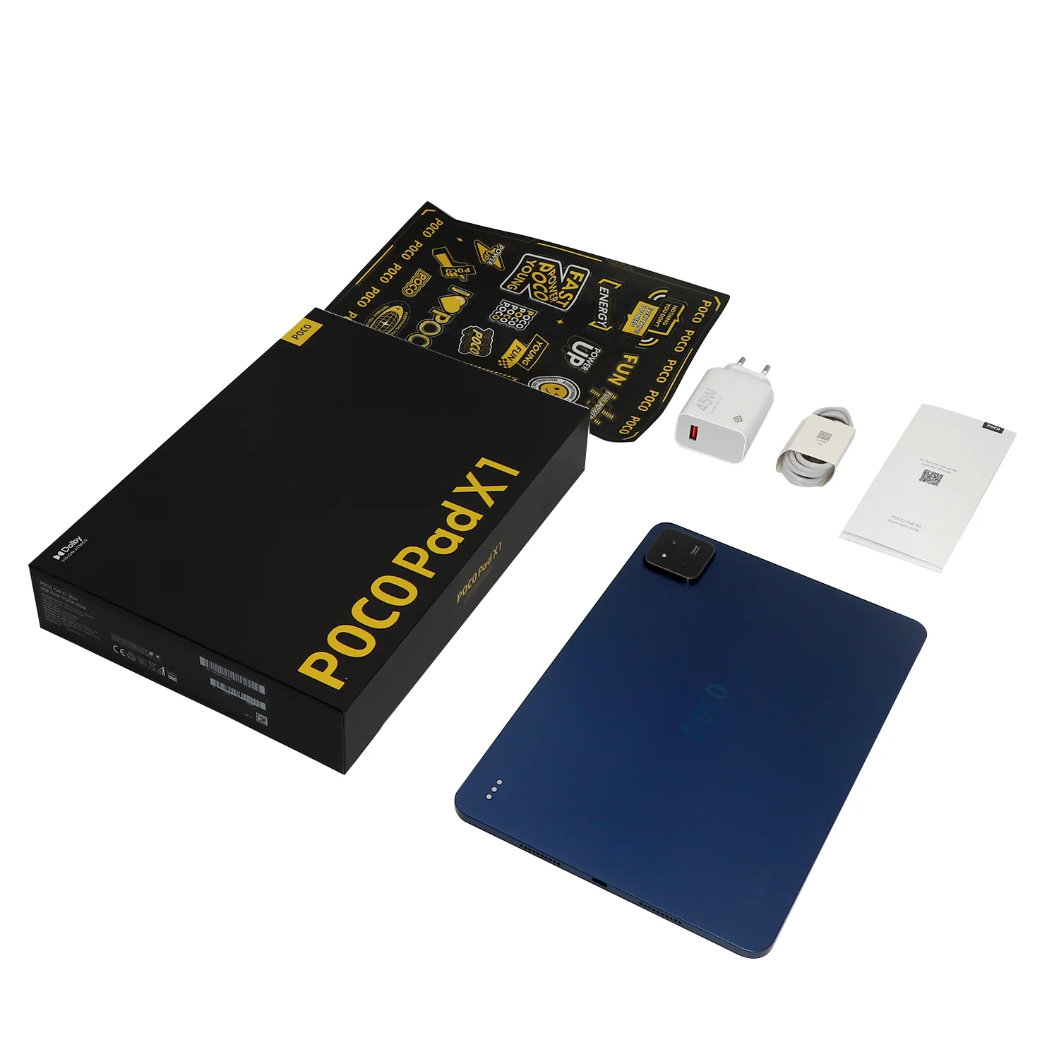 Original POCO Pad X1 Global Version Tablets Snapdragon 7+ Gen 3 11.2'' 3.2K 144Hz Display 13MP 8850mAh 45W Turbo Charging