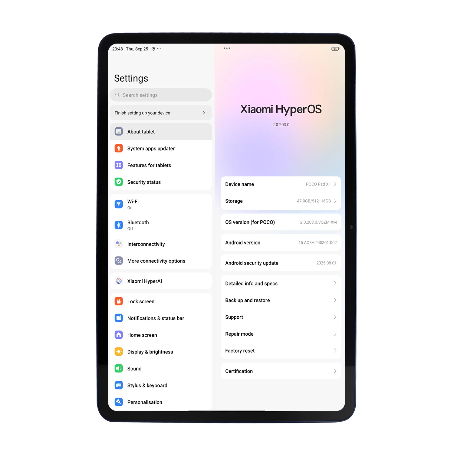 Original POCO Pad X1 Global Version Tablets Snapdragon 7+ Gen 3 11.2'' 3.2K 144Hz Display 13MP 8850mAh 45W Turbo Charging