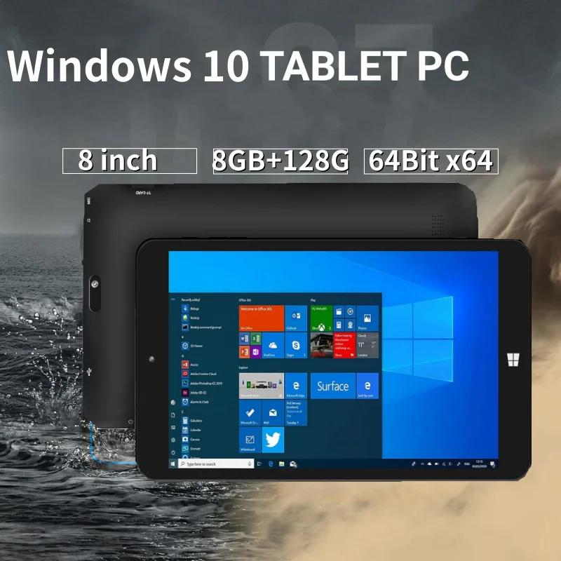 8 Inch 8GB DDR3 RAM 128GB ROM T10 Onda Windows 10 Tablet PC Z8350 CPU 1.33GHz 1280 X 800 IPS Screen WIFI Quad Core Dual Cameras