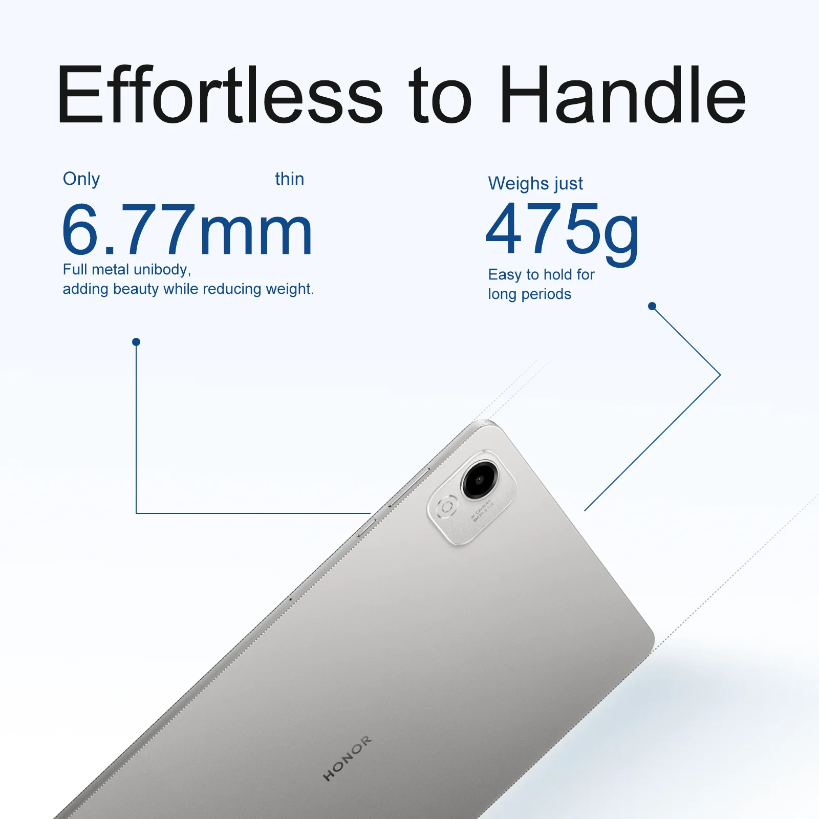HONOR Pad X9a 11.5-inch LCD Display 120Hz Refresh Rate 1.07B Colors 400nit Brightness, Snapdragon 685 WIFI Octa-Core, 8300mAh Battery
