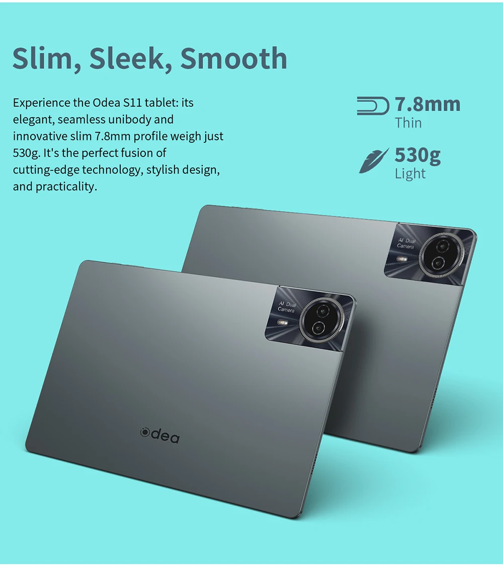 Teclast ODEA S11, 11 inches TDDI, (6GB+10GB)16GB RAM, 256GB ROM, Android 14 Tablet, 1920x1200 IPS, 8 cores, T606, Mali-G57, 4G LTE, Wifi, GPS, 2 SIM slots + 1 TF card slot, Widevine L1 for Netflix, 8000mAh