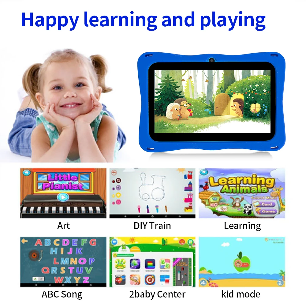 New 7.0 Inch WiFi Kids 3G Tablets 4GB RAM 64GB ROM Android Learning Education Games Tablet Children's Gifts