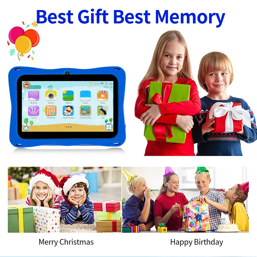 New 7.0 Inch WiFi Kids 3G Tablets 4GB RAM 64GB ROM Android Learning Education Games Tablet Children's Gifts