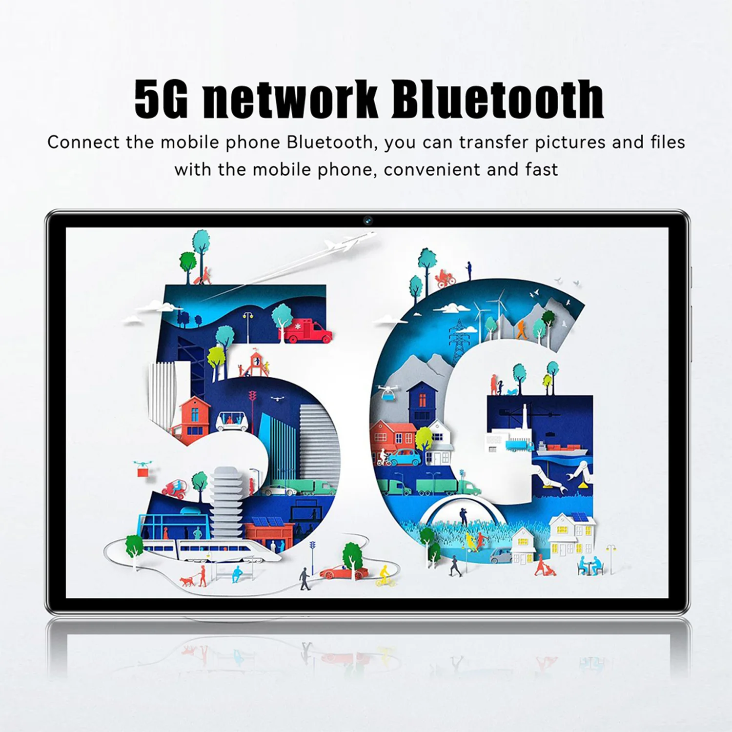 2025 New Upgraded Pad 10.1 Inch Android Tablets Octa Core 6GB RAM 128GB ROM Dual Network WiFi Dual Cameras Tablet PC 6000mAh
