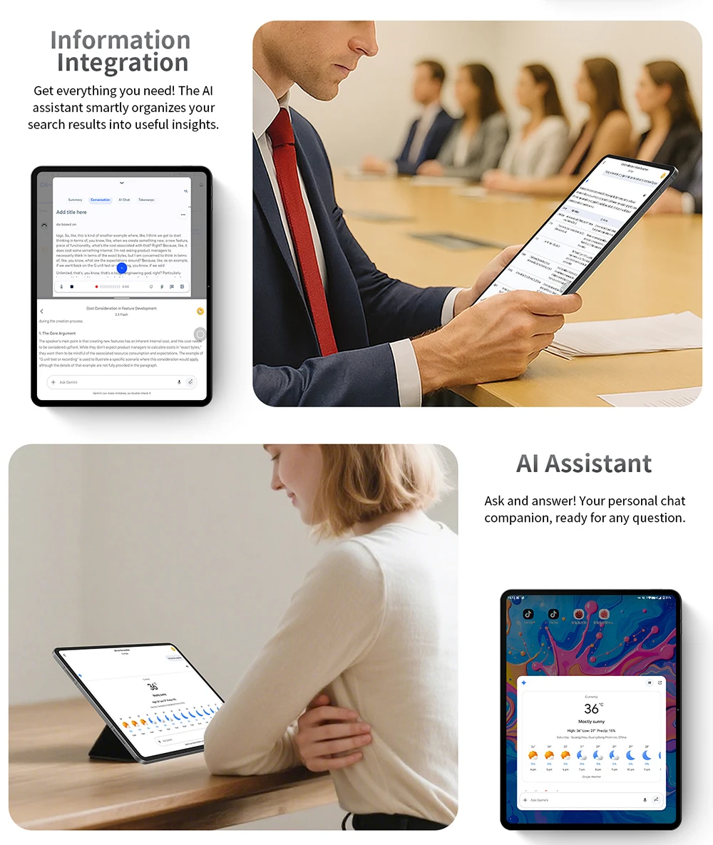 Teclast ArtPad Pro 12.7" 2.2K Display 8GB(+12G) 256GB MediaTek Helio G99 10000mAh 30W Android 15 Tablet PC 4G LTE Global Version