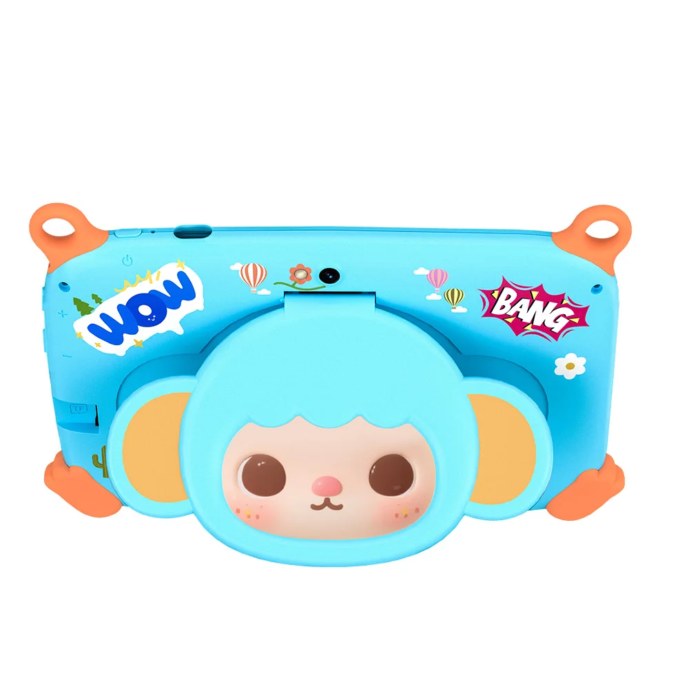 2026 Hot Sales 7 Inch Cartoon Kids Tablets Quad Core Android 13.0 System, 4GB+64GB Memory, WiFi Bluetooth Type-C Tablet 4000mAh