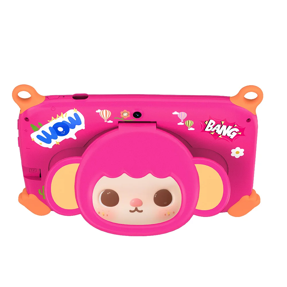 2026 Hot Sales 7 Inch Cartoon Kids Tablets Quad Core Android 13.0 System, 4GB+64GB Memory, WiFi Bluetooth Type-C Tablet 4000mAh