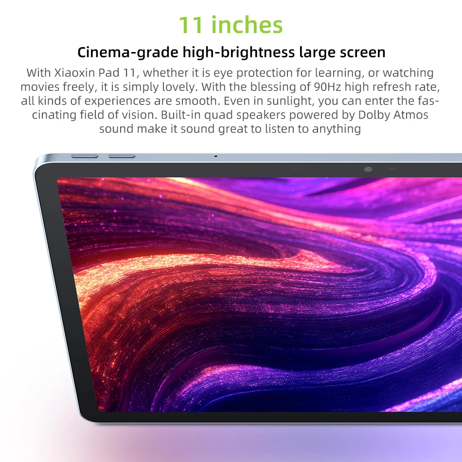 Lenovo Xiaoxin Pad 2025 11'' Tablet 128GB 256GB ROM MediaTek Dimensity 6300 2.5K 90Hz Screen Dolby Atmos 7040mAh Android Tab