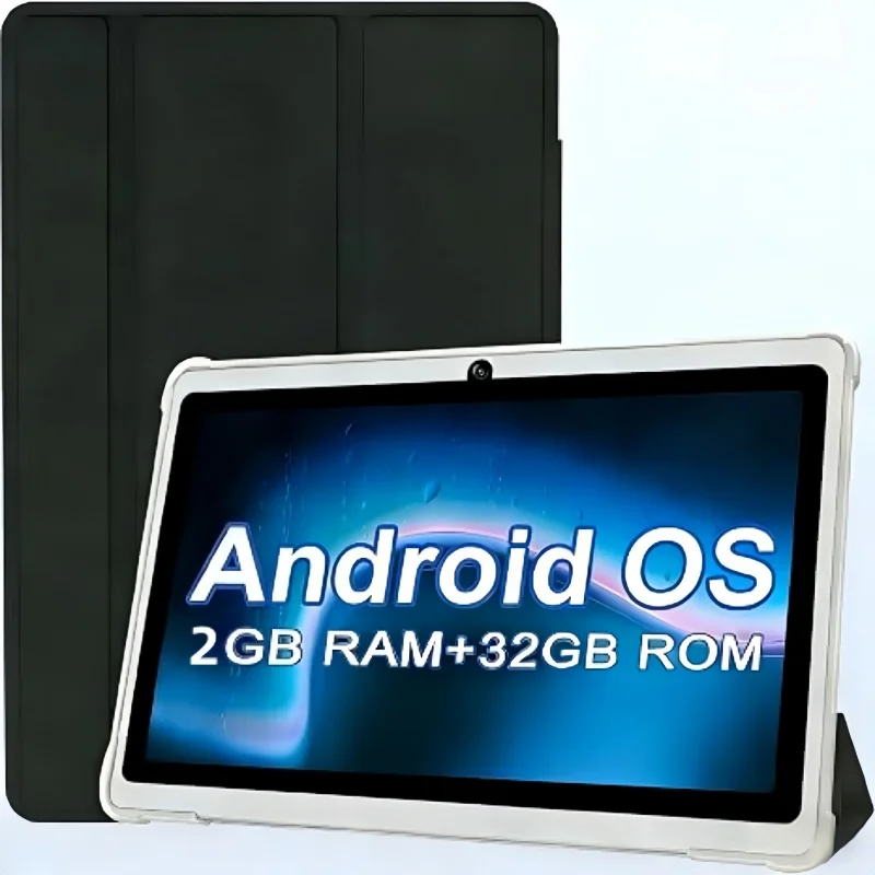 COLORROOM 7 Inch Android 11 Tablet, 2GB RAM 32GB ROM, WiFi 4, Quad Core, 3000mAh, Dual Camera, Portable Tablet