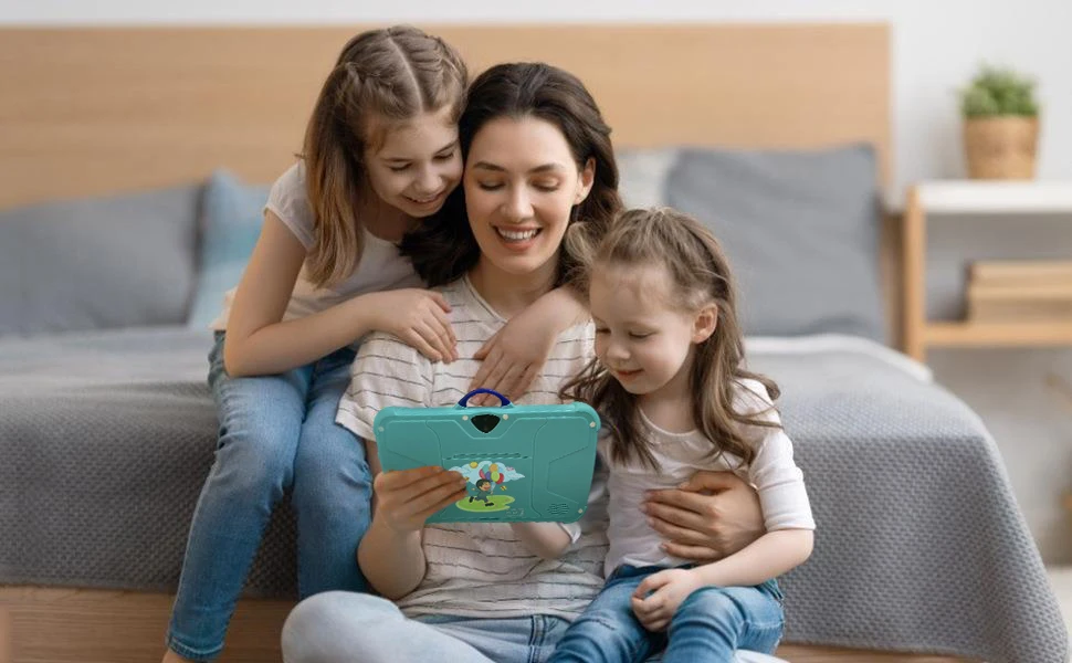 2025 New 7 Inch 5G WiFi Kids Tablets For Study Education Quad Core 4GB RAM 64GB ROM Bluetooth Dual Cameras Tablet PC Android 13