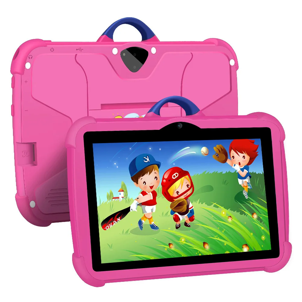 2025 New 7 Inch 5G WiFi Kids Tablets For Study Education Quad Core 4GB RAM 64GB ROM Bluetooth Dual Cameras Tablet PC Android 13
