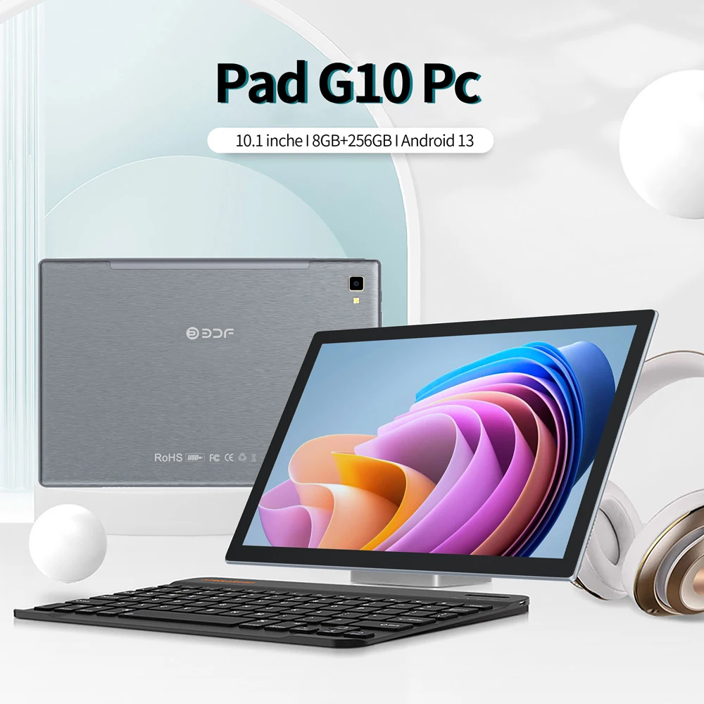 Tablet 10.1 Inch 4G Lte Sim Card 8GB RAM 256GB ROM Tablets 2.4G/5G Wifi Android 13 Sim Card Tablet PC