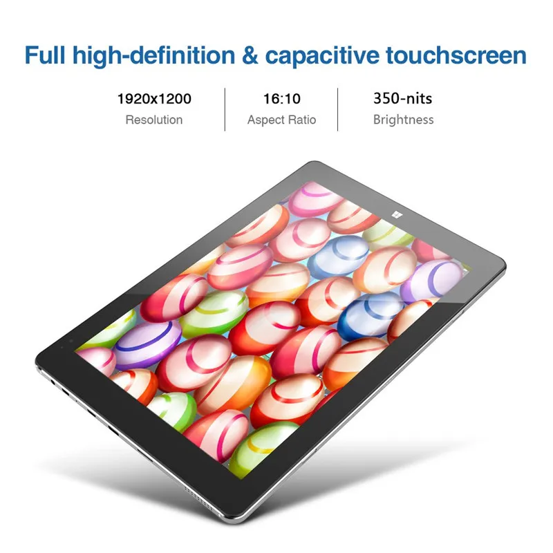 10.1 Inch I10 Windows 10 & Android 5.1, Intel X5-Z8350 Quad Core 1.44 -1.84 GHz Tablet PC 2GB RAM 32GB ROM 1920*1200 Screen WiFi