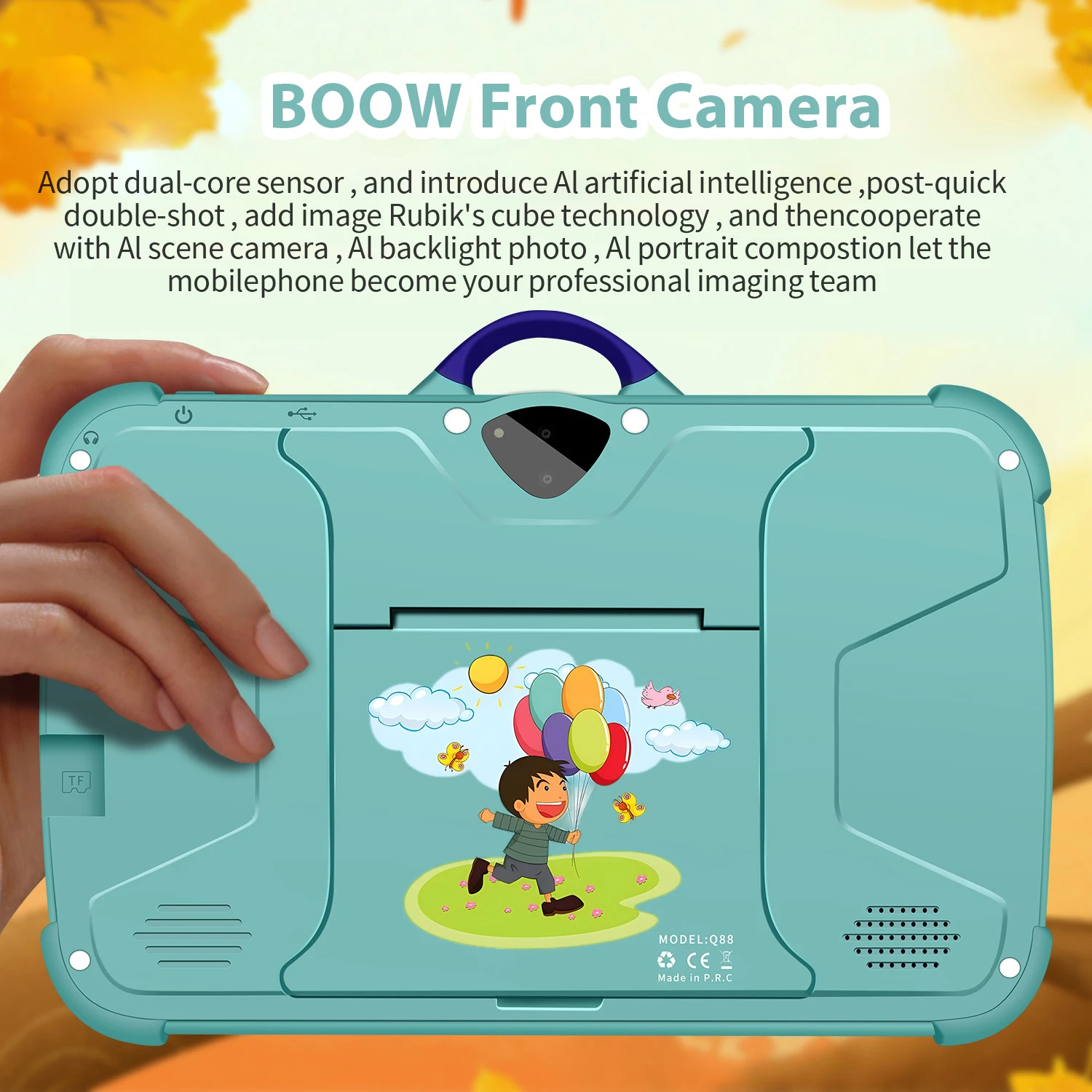 2025 New Arrival 7 Inch 5G WiFi Kids' Tablets Quad Core 4GB RAM 64GB ROM Google Learning Education Version Dual Cameras Tablet