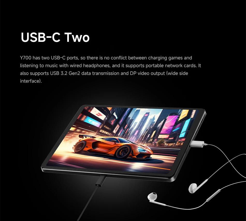 Lenovo Legion Y700 2025 Gaming Tablet 256GB 512GB ROM Snapdragon 8 Gen 3 8.8" 165Hz Screen 6550mAh 68W Charging Wifi Android Tab