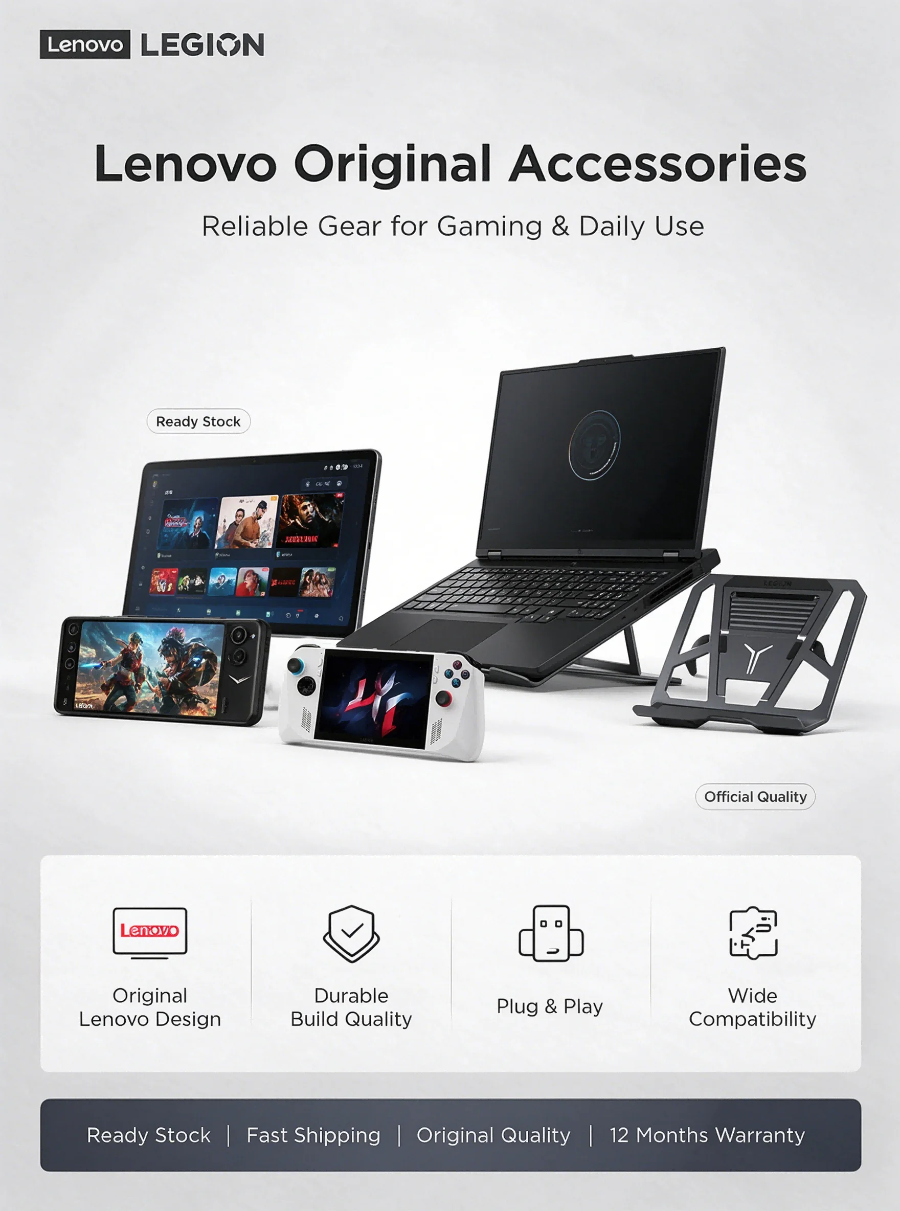 Lenovo Legion Y700 Ultimate Tablet 8.4" OLED 165Hz 2560x1600 4000nits Snapdragon 8 Elite Gen 5 7470mAh 68W 5G ESIM Gaming Pad