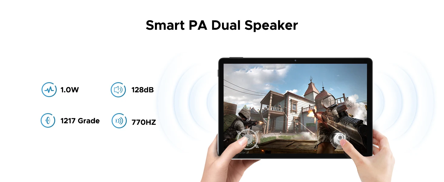 DOOGEE U11 Tablet 16GB+128GB 11" Ultra-clear 90Hz Display 8580mAh Battery Unisoc T7200 Dual Speaker Widevine L1 Android 16