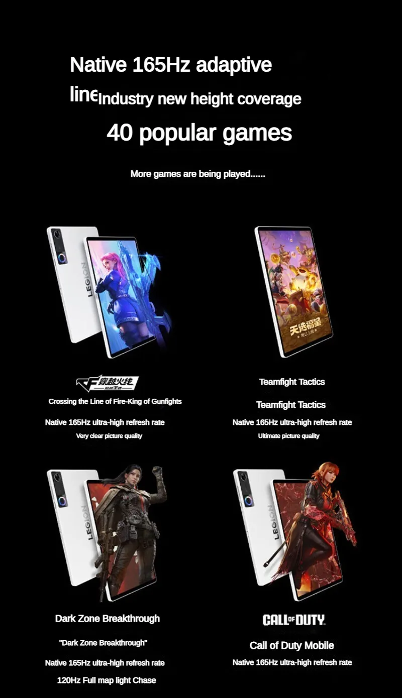 2026 New Lenovo Legion Y700 5th Gen 8.8'' TB323FU Qualcomm Snapdragon 8 Elite Gen 5 9000mAh Battery Gaming Tablet PC