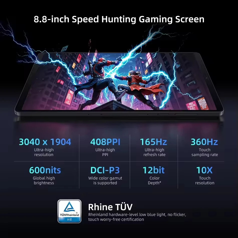 Original Lenovo Legion Y700 4th Gen 256GB 512GB Snapdragon 8 Elite 8.8" 165Hz Display 7600mAh 68W Charging Gaming Tablet PC
