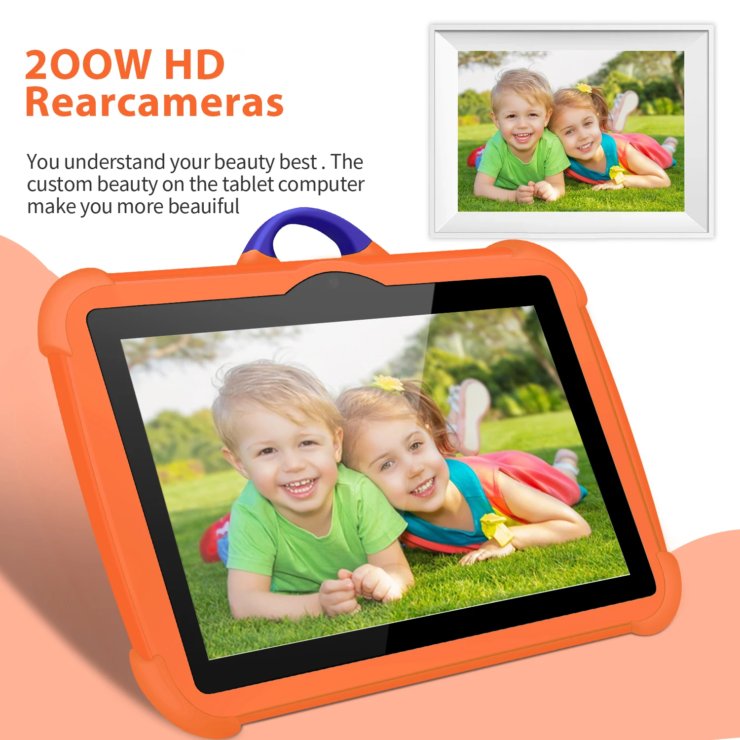 2025 New 7 Inch 5G WiFi Kids' Tablets Quad Core 4GB RAM 64GB ROM Android Learning Education Tablet PC Children's Favorite Gifts