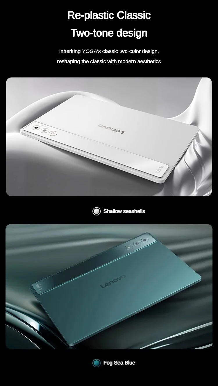 Lenovo YOGA Pad Pro 12.7 Qualcomm Snapdragon8 Gen 3 144Hz Display, 16GB 512GB Android Tablet