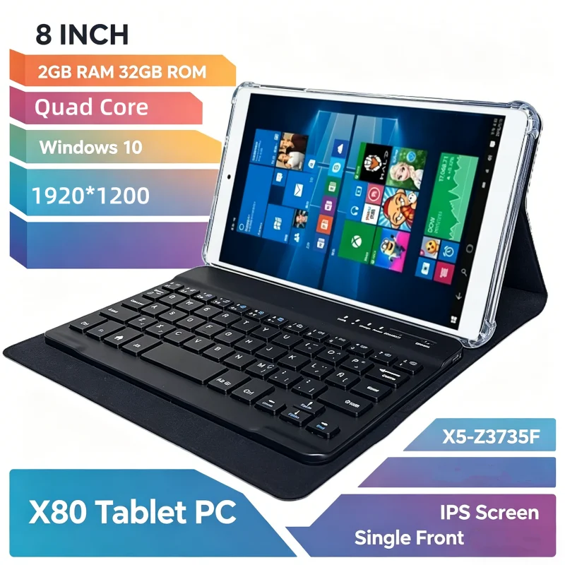 8 INCH Q1 Windows 10 New Sales Tablet PC 2GB RAM 32GB ROM X80 X5-Z3735F IPS Screen Single Front Camera WIFI Quad Core