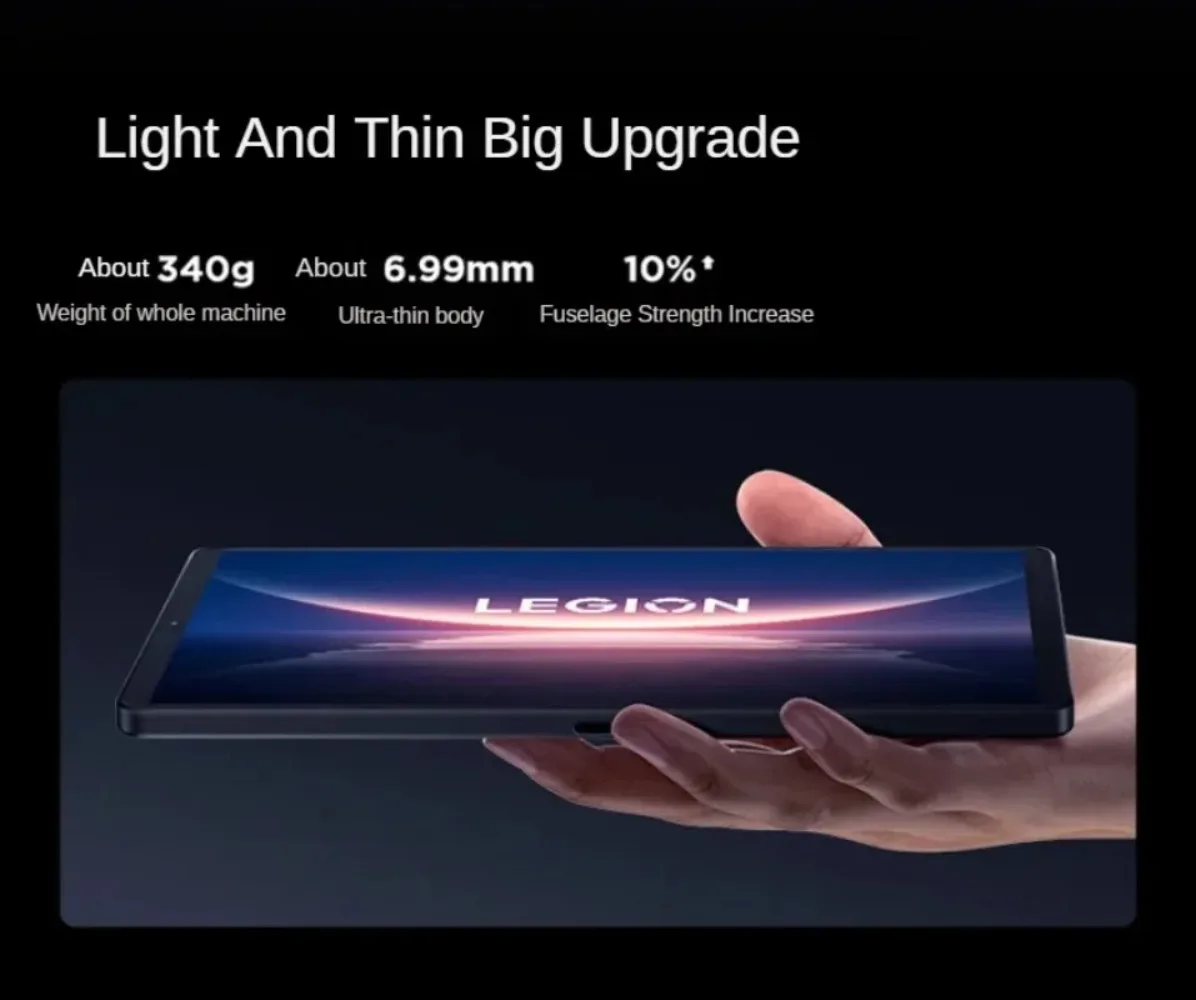 Lenovo Small Size Tablet 8.8inch Gaming Legion Y700 Gen4 3K Snapdragon8 Supreme Edition 68W Super Fast Charge 7600mAh Battery