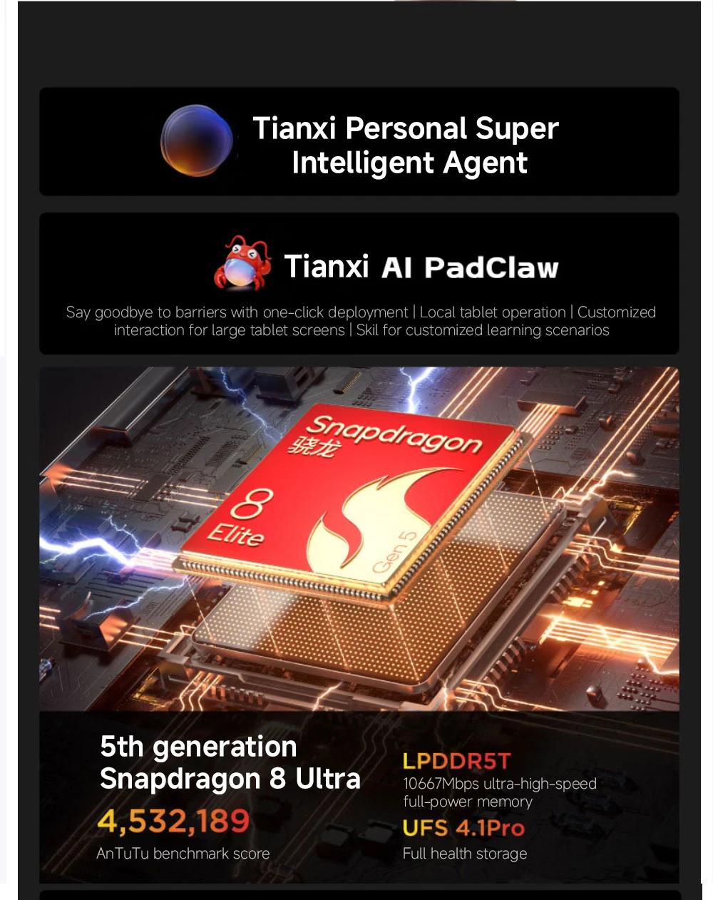 NEW 2026 Lenovo Legion Y700 Gen 5 AI Gaming Tablet TB323FU 8.8" 165Hz Display Snapdragon 8 Elite 9000mAh 256GB 512GB ROM PC