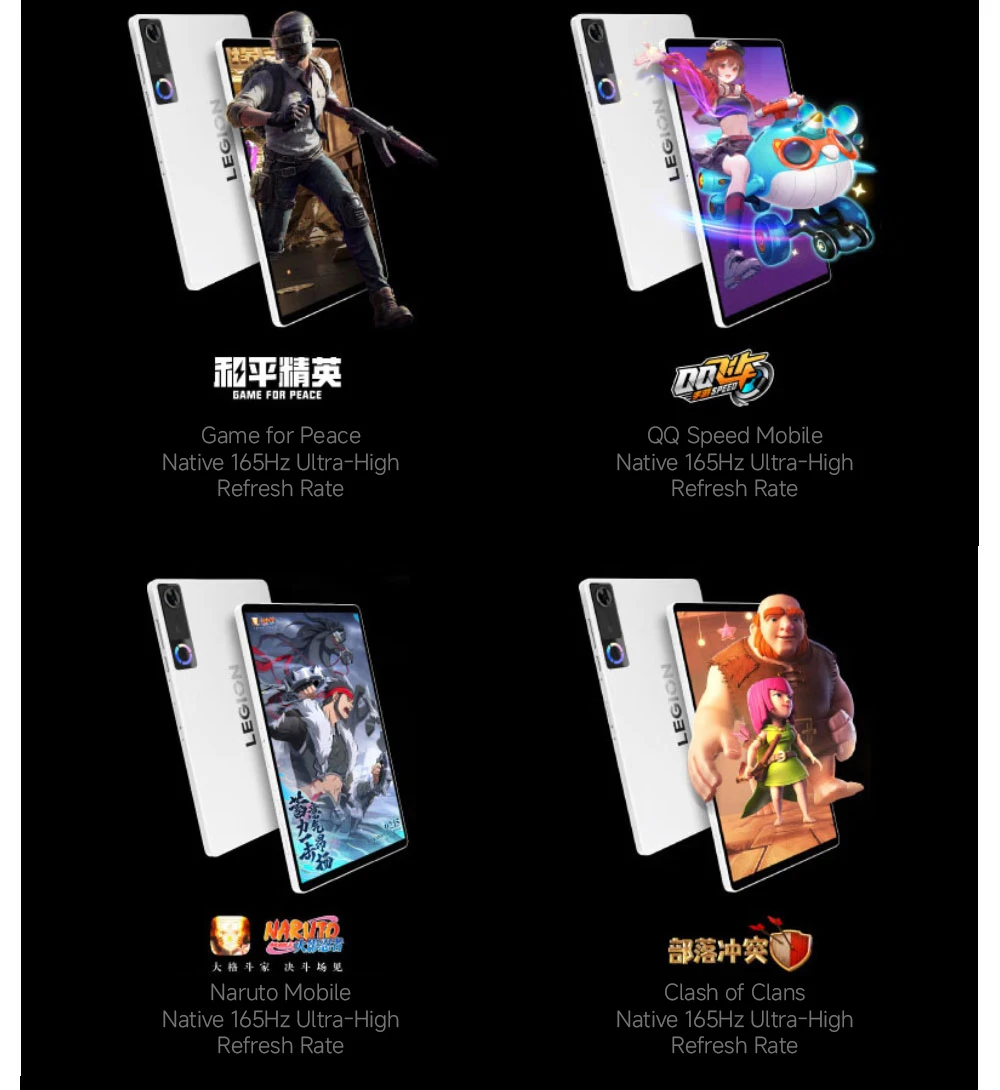 NEW 2026 Lenovo Legion Y700 Gen 5 AI Gaming Tablet TB323FU 8.8" 165Hz Display Snapdragon 8 Elite 9000mAh 256GB 512GB ROM PC