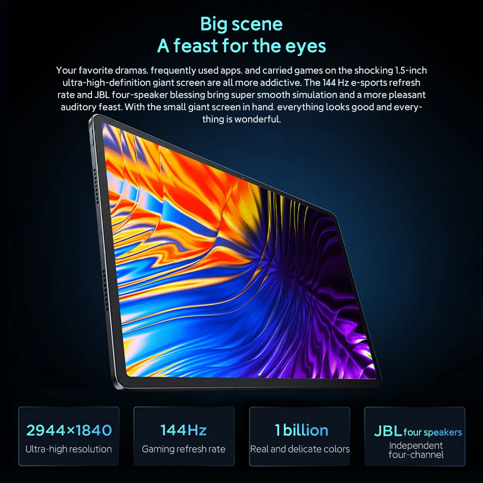 Lenovo Xiaoxin Pad Pro 2025 Tablet 128GB 256GB ROM Dimensity 8300 12.7'' 144Hz 2.9K Display 10200mAh 45W Charging Android 14