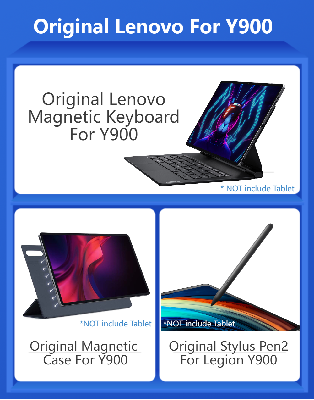 Global Lenovo Xiaoxin Pad 11 6G128G Blue MediaTek Dimensity 6300 2.5K Display Dolby Atmos 7040mAh Android Wifi Tablet PC