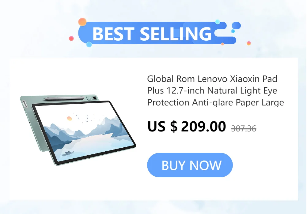 New Product Original Lenovo Xiaoxin Pad 2025 12.1 MediaTek Dimensity 6400 High Performance Android Tablet 10200mAh Long Battery