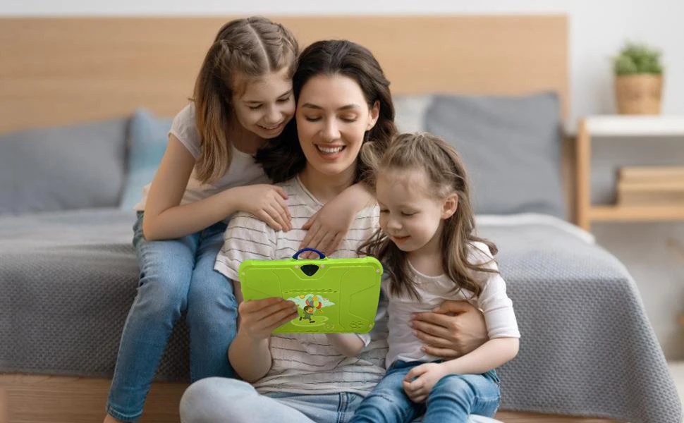 New 7 Inch 5G WiFi Education Learning Kids' Tablets Quad Core 4GB RAM 64GB ROM Android 13 Google Play Support Bluetooth 4000mAh