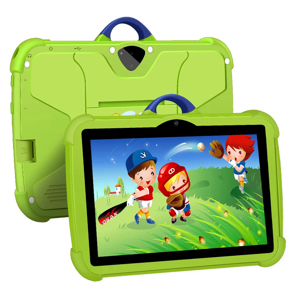 New 7 Inch 5G WiFi Education Learning Kids' Tablets Quad Core 4GB RAM 64GB ROM Android 13 Google Play Support Bluetooth 4000mAh