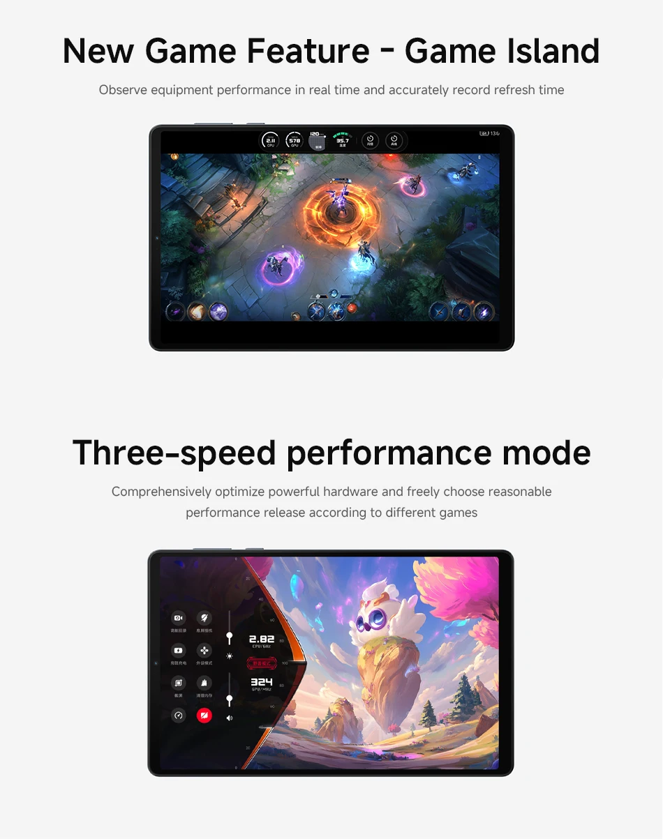 Lenovo Legion Y700 2025 Snapdragon 8 Gen 3 256GB 512GB ROM 8.8'' 165Hz Screen 6550mAh 68W Charging Android Gaming Tablet