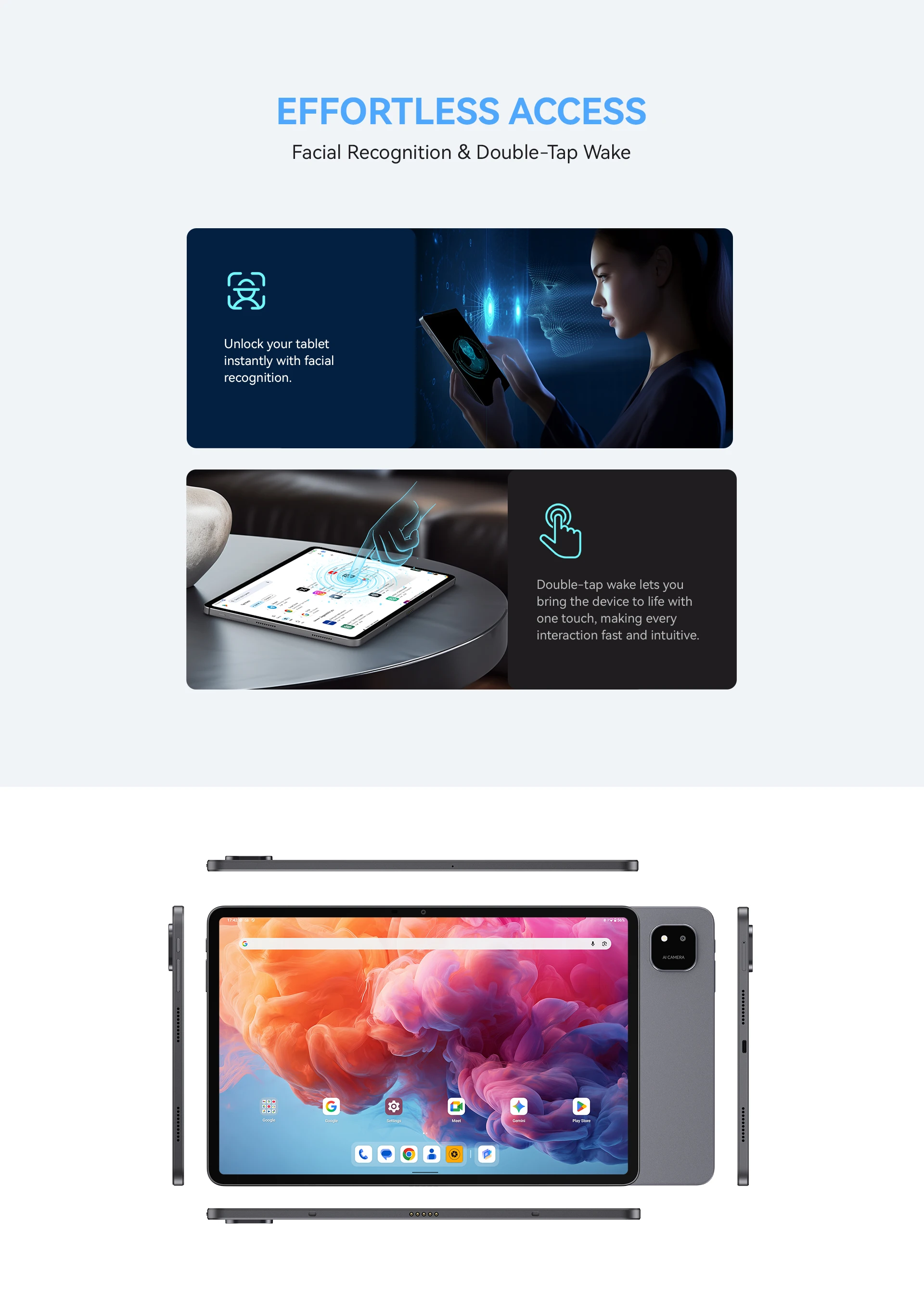 ALLDOCUBE iPlay 70 Pad Pro 12.1'' 2.5K 90Hz Dsiplay MTK G100 16GB RAM 128GB ROM 10000mAh 4G LTE Android 16 Tablet