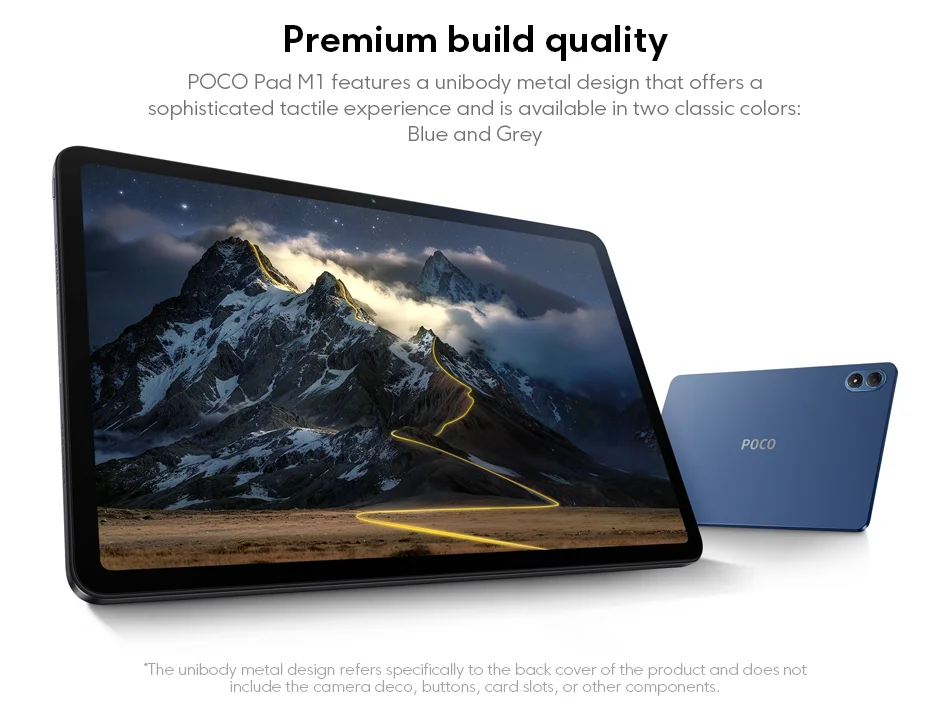 Original POCO Pad M1 Global Version Snapdragon 7s Gen 4 Tablet 12.1" 2.5K 120Hz Display 12000mAh Battery 27W Reverse Charge