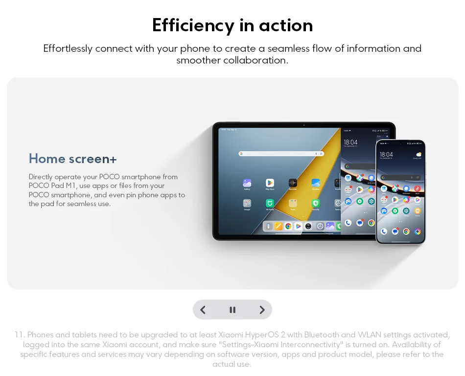 Original POCO Pad M1 Global Version Snapdragon 7s Gen 4 Tablet 12.1" 2.5K 120Hz Display 12000mAh Battery 27W Reverse Charge
