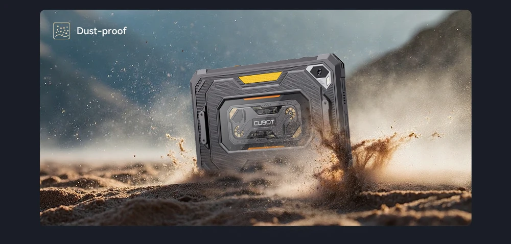 [Shipping From Poland] Cubot Tab KingKong Mini 16GB(6+10) 128GB 10200mAh Android 15 Rugged Tablet 8.68'' 90Hz Camping Light 48MP