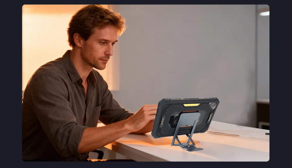 [Shipping From Poland] Cubot Tab KingKong Mini 16GB(6+10) 128GB 10200mAh Android 15 Rugged Tablet 8.68'' 90Hz Camping Light 48MP