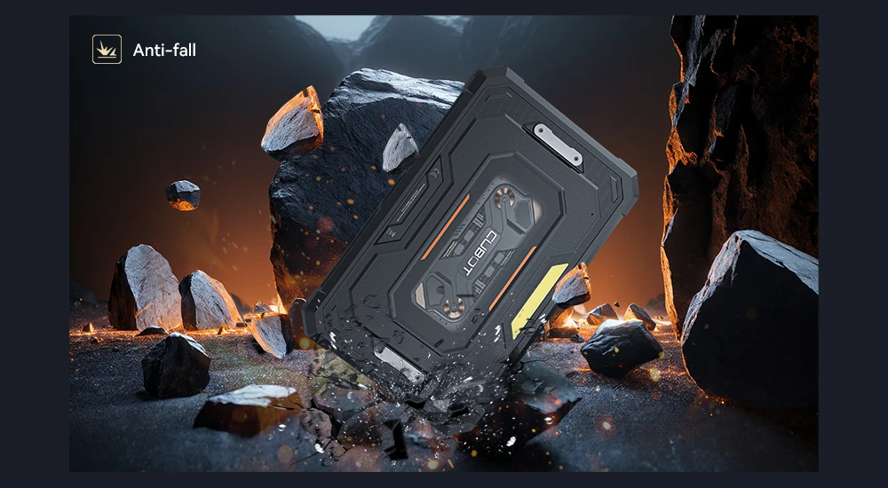 [Shipping From Poland] Cubot Tab KingKong Mini 16GB(6+10) 128GB 10200mAh Android 15 Rugged Tablet 8.68'' 90Hz Camping Light 48MP