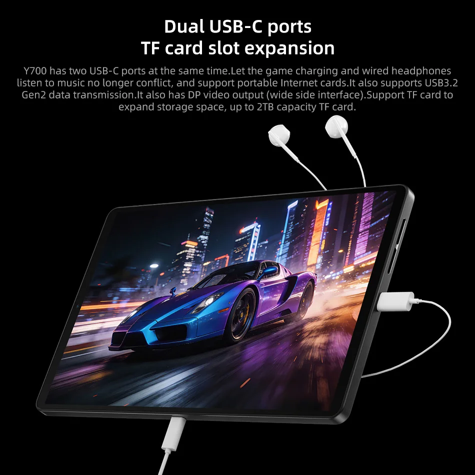 Lenovo Legion Y700 5th Gen 8.8'' 165Hz Display 256GB 512GB Qualcomm Snapdragon 8 Elite Gen5 9000mAh Gaming Tablet PC TB323FU