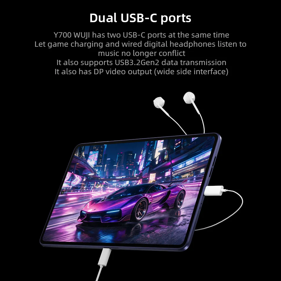 Lenovo Legion Y700 Infinite 5G Phone Mode Tablets Snapdragon 8 Elite Gen 5 8.4" 165Hz Display Android 16 7470mAh Battery
