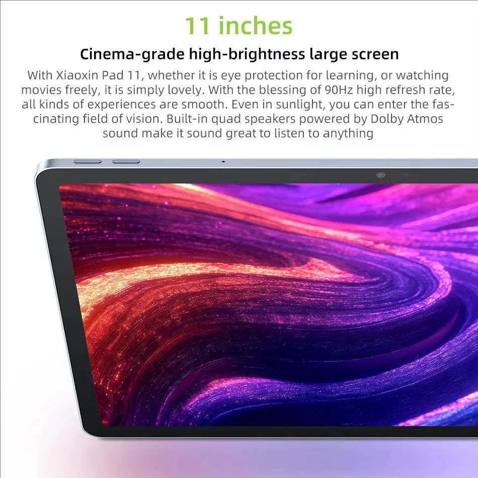 Lenovo Xiaoxin Pad11 2025 Demensity6300 11-inch 2.5K Eye-Protecting Screen 7040mAh Battery CN Rom for Studying